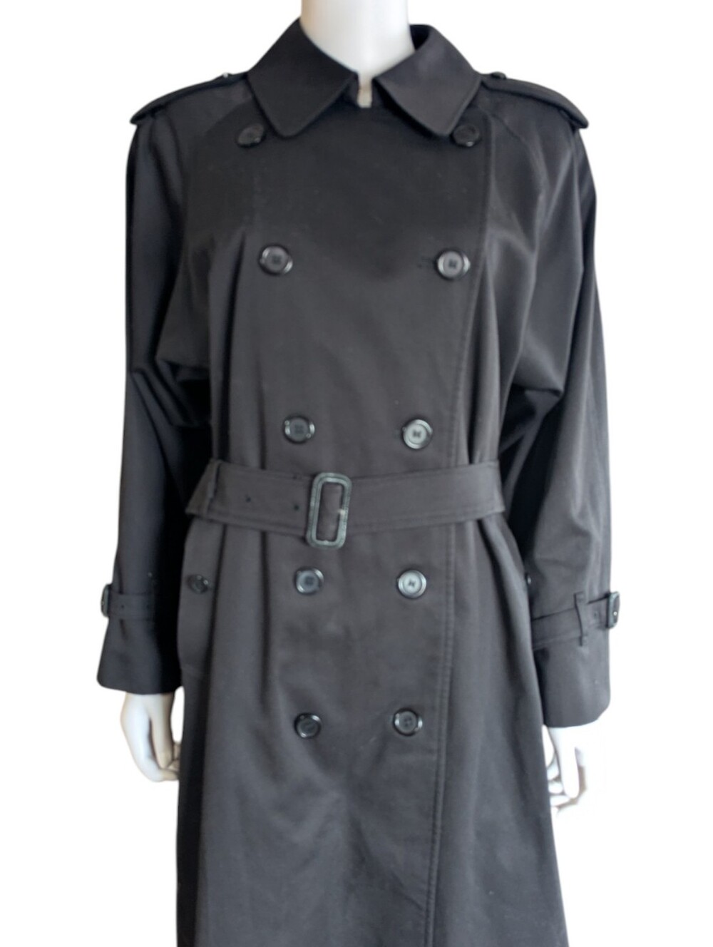 Burberry Classic Check Lined Jacket in Black & Beige, Black and Red Lining - Picture 7 of 15
